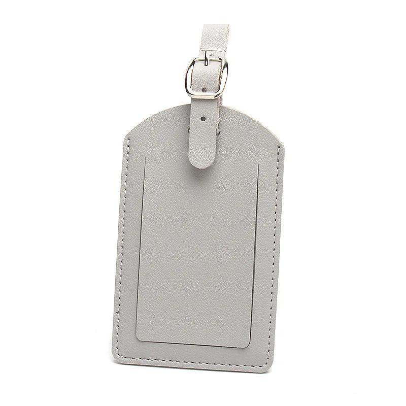 Holiday Travel Accessories Fashion Copper Button Passport Holder Luggage Tag Extra Thick Leather Passport Cover Luggage Tags