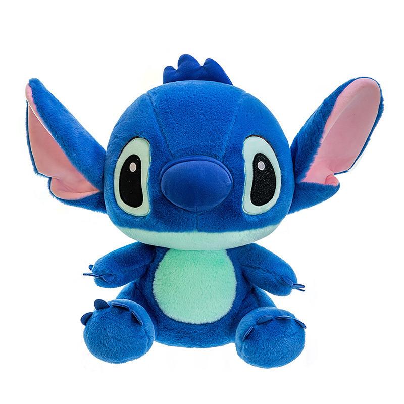 Entzückendes blaues Stitch Plüsch-Enten-Spielzeug, weiches Kuscheltier-Kissen für Kinder