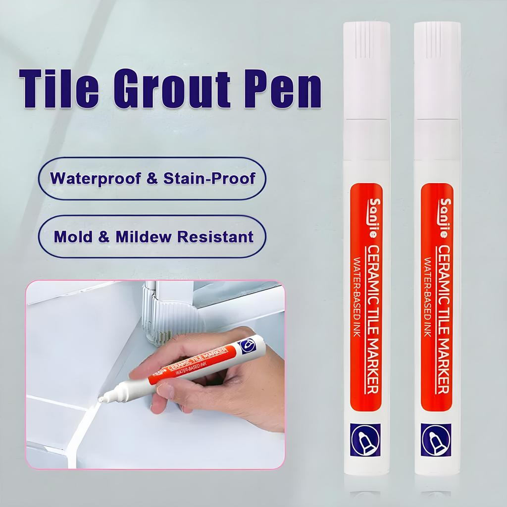 1/3 PCS DIY Grout Pen Quick Dry Home Repair Tool for Bathroom Kitchen Tiles Whitening Grout Marker to Revive Old Grout