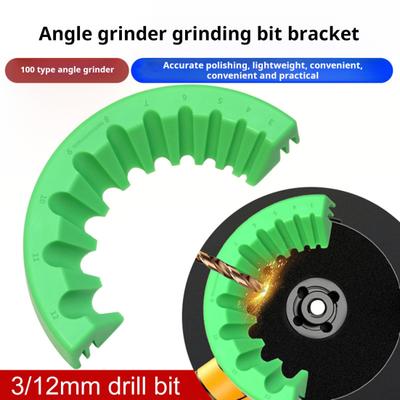 1/2 pièces, accessoire de meulage de foret, construction durable, facile à utiliser, portable, polyvalent, guide d'affûtage de foret de précision