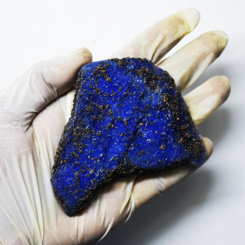 Natural Blue Sapphire Loose Gemstone Rough Treated Raw 544.65 Ct Uncut September Birthday Birthstone