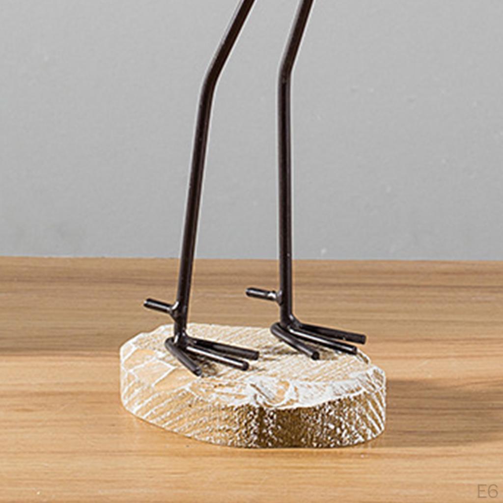 2шт настольные миниатюрные фигурки чайки статуя украшения реквизит патио газон жёлтый — фото 7