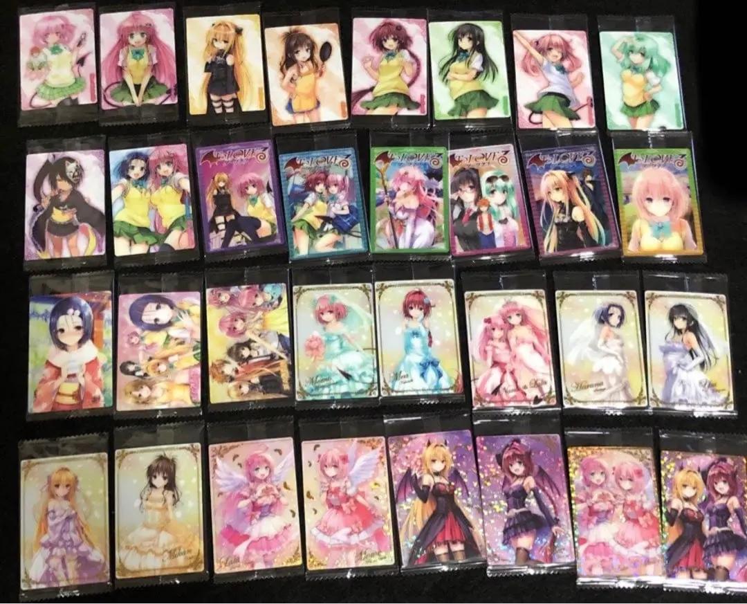 LOVE-Ru Darkness Wafer Project Cards Complete BANDAI set All 32 types
