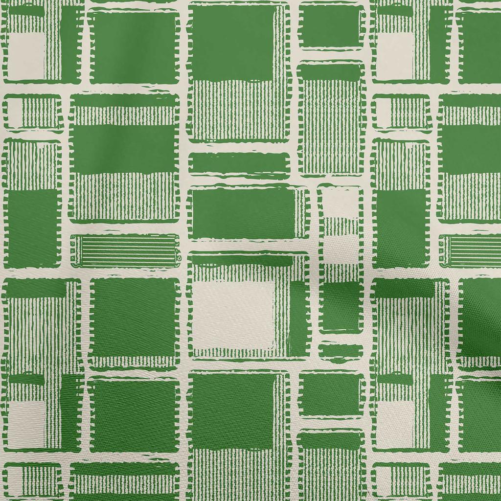 oneOone Baumwoll-Flex Blauer Stoff Geometrischer Kleiderstoff Bedruckter Stoff Meterware 40 Zoll