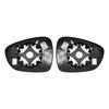 Left/Right Side White Heated Wing Mirror Glass Wide Angle Rearview Mirror For Peugeot 408 2013