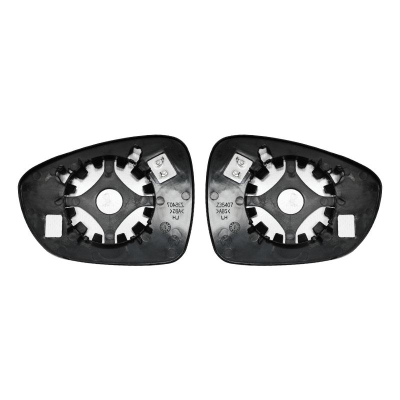 Left/Right Side White Heated Wing Mirror Glass Wide Angle Rearview Mirror For Peugeot 408 2013