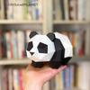 ORIGAMIPLANET 3D Origami Papercraft Kit Panda Fun DIY 3D Panda Paper Art Model for Teens Easy Handmade Animal Figurine Sculpture Gift Set for
