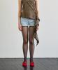 Alikim Peppy Micro Denim Shorts / Sky Blue