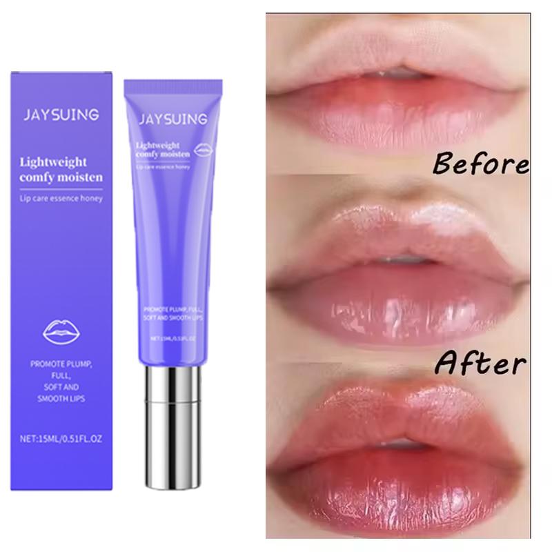 Moisturizing Balm Improve Dryness Delays Dullness Dead Skin Removal Long Lasting Daily Nourishing Repairing Lip Plumper Serum