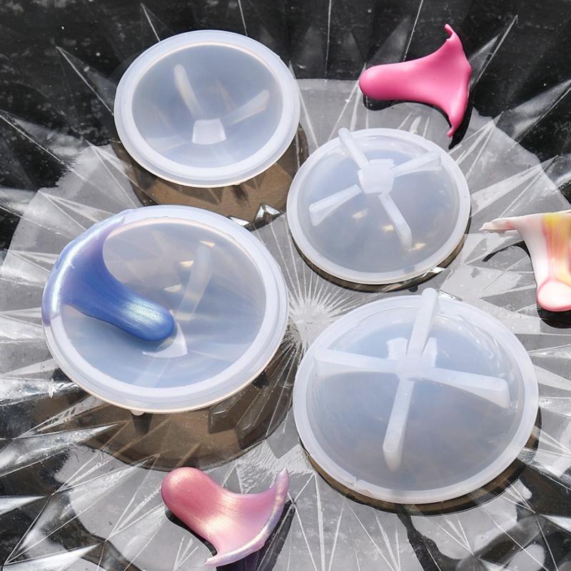 1Pc Silicone Seal Wax Stamp Tool Wax Lacquer Epoxy Resin Cleaning Spoon Powder Dip Sealing Wax Making Tools Stamp Scraper & Bowl