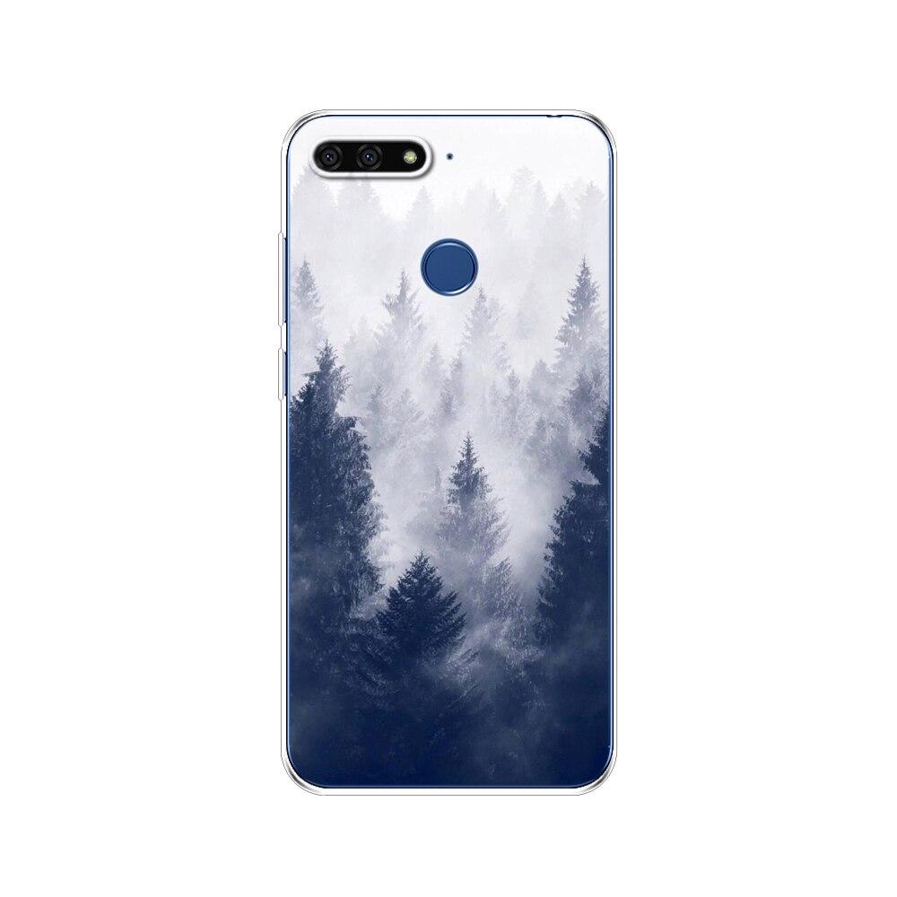 Pro Huawei Honor 7C 5,7 palcový kryt pouzdra Měkký silikonový TPU Roztomilý kryt Zadní ochranné pouzdro na telefon Pro Huawei honor 7c Aum-L41 tašky