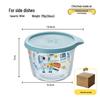 Food-Grade Transparent Glass Jar with Lid for Kimchi, Pickled Vegetables, Grains, Fruits, and Vegetables