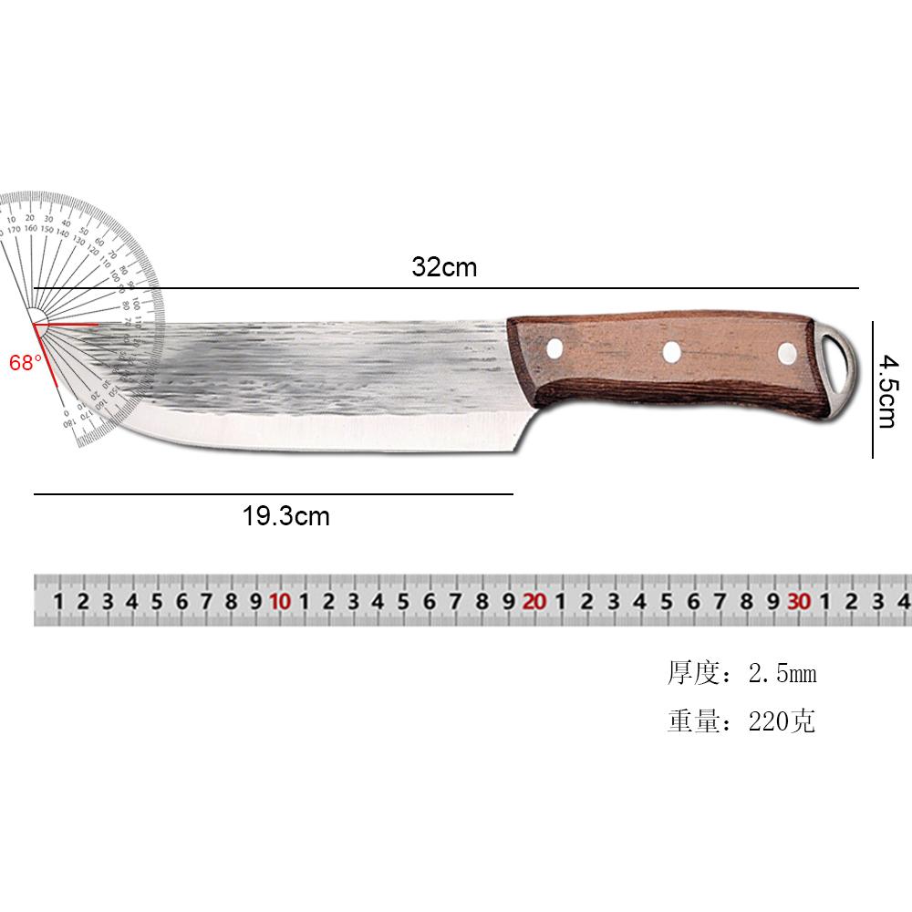 Handmade Forged Kitchen Knife High Carbon Stainless Steel Butcher Cleaver Chef Knife BBQ Meat Vegetable Knife Kitchen Tools