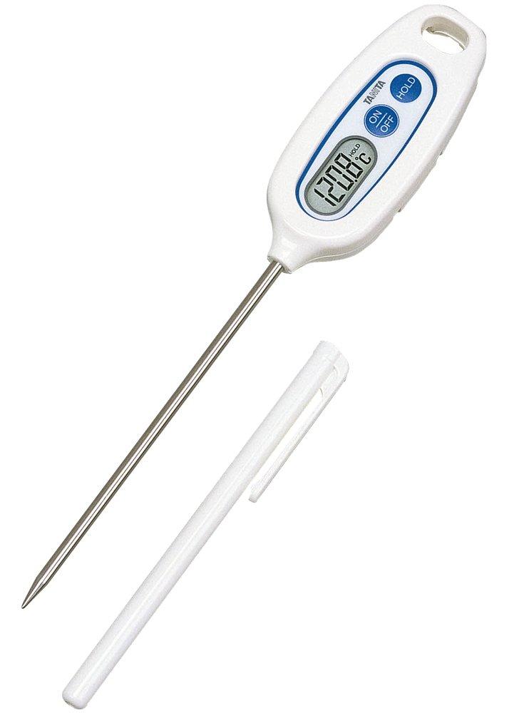 Tanita WH Stick Cooking IPX7 To Memorizes Temperature Measurements TT-508N Thermometer, Thermometer, Waterproof, -50 250°C, White,