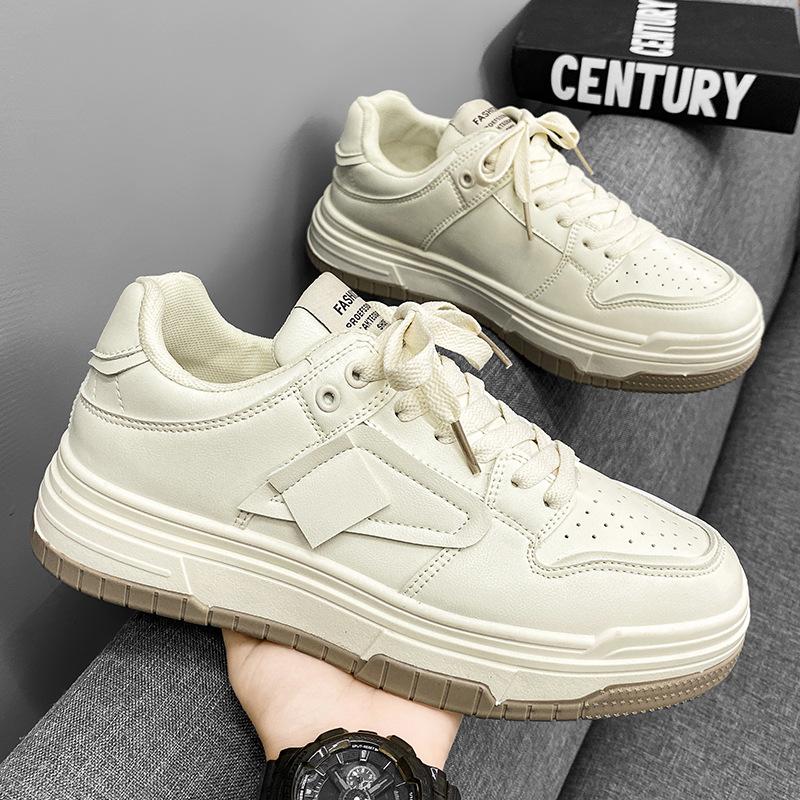 Men's shoes summer breathable sports niche trend skateboard shoes youth leisure spring and autumn white tide shoes 2025 new