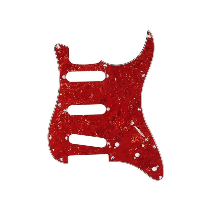 3-Ply 11Hole Electric Guitar Pickguard Anti-Scratch Pearl Plate Guard Cover for ST SQ Electric Guitar Accessories