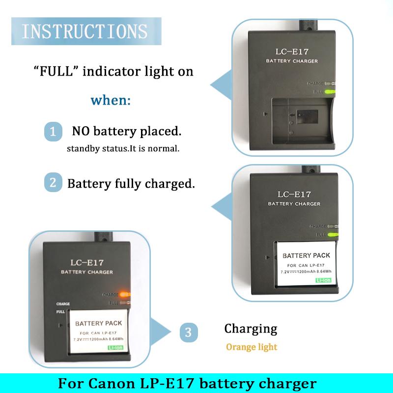 LC-E17 Applicable to Canon camera LP-E17 charger M6 second generation 850D 800D M3 M5 M6 200D LC-E17C