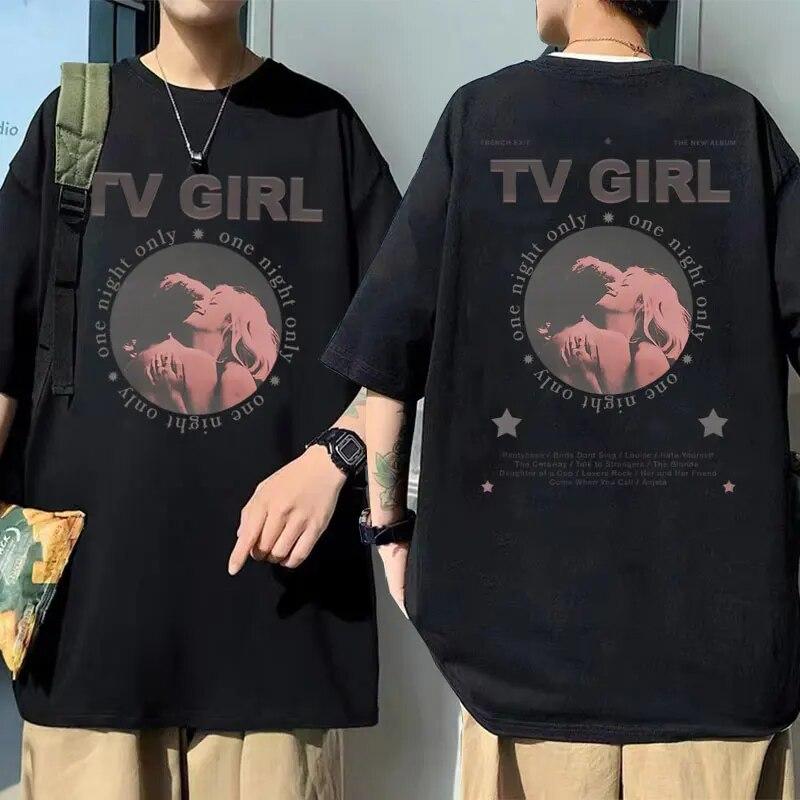 Tv Girl Lovers Rock Song Graphic Tricou French Exit Album Poster Merch Tricou Unisex Femei Harajuku Tricou supradimensionat cu mânecă scurtă