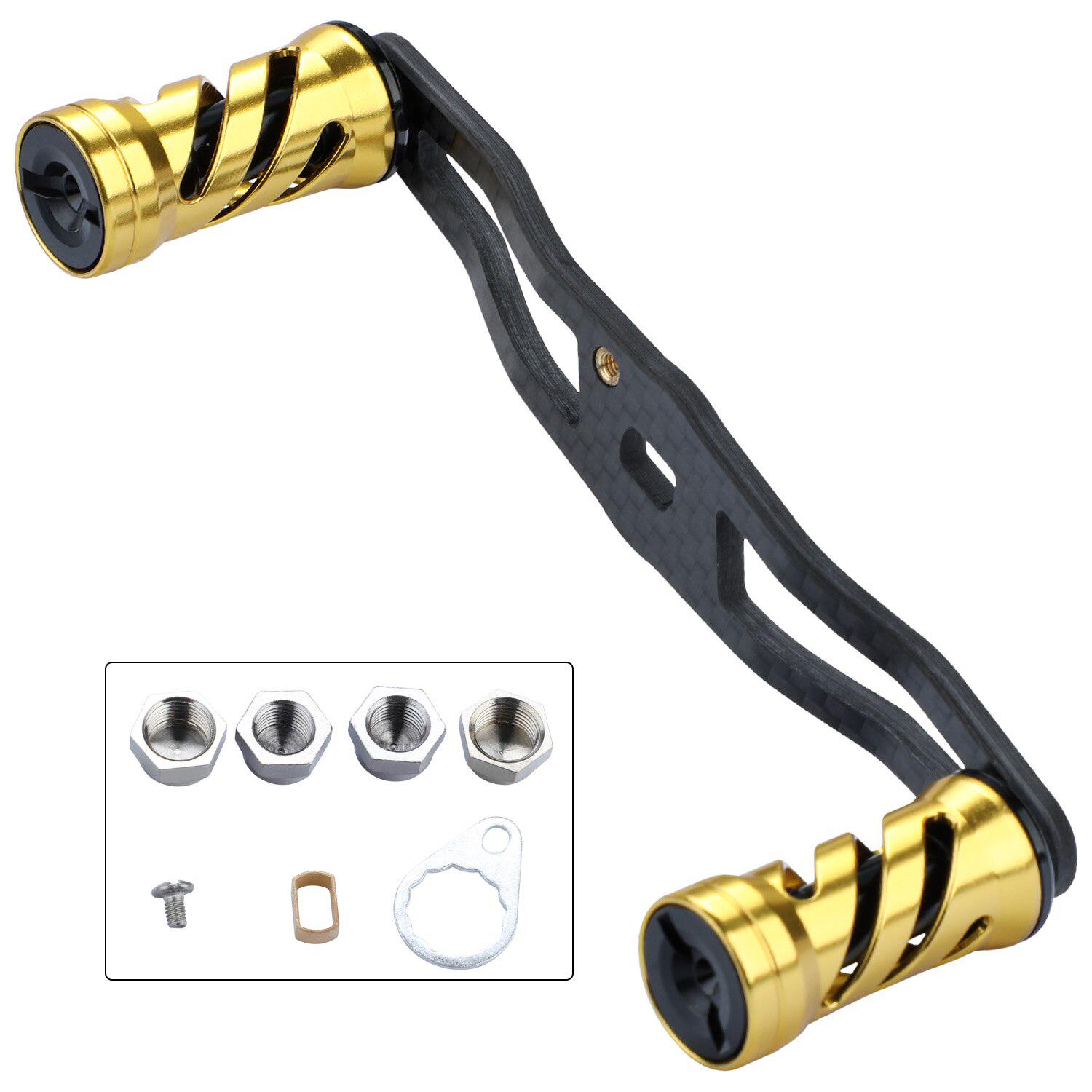 

Ручка рыболовной катушки Sougayilang, ручка из углеродного волокна для приманки, рыболовная катушка, аксессуары для рыбалки золотой