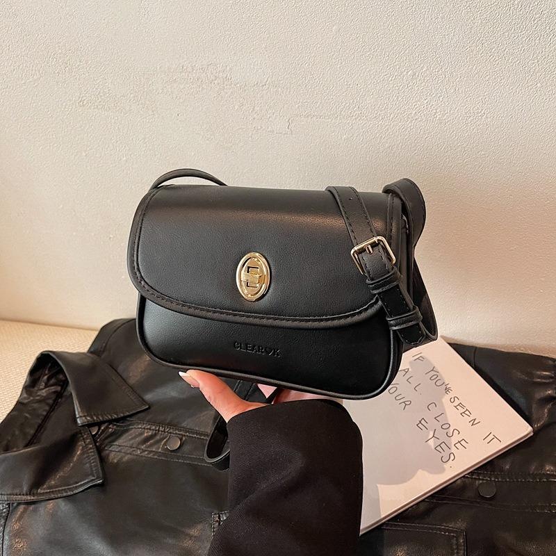 Spring and summer dopamine color small square bag simple and popular high-end soft shoulder bag messenger bag