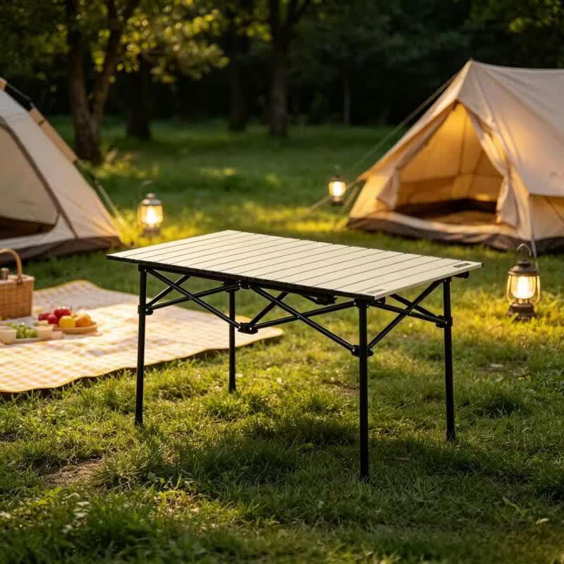 Explorer 'Mountains As Before' Outdoor Folding Table
