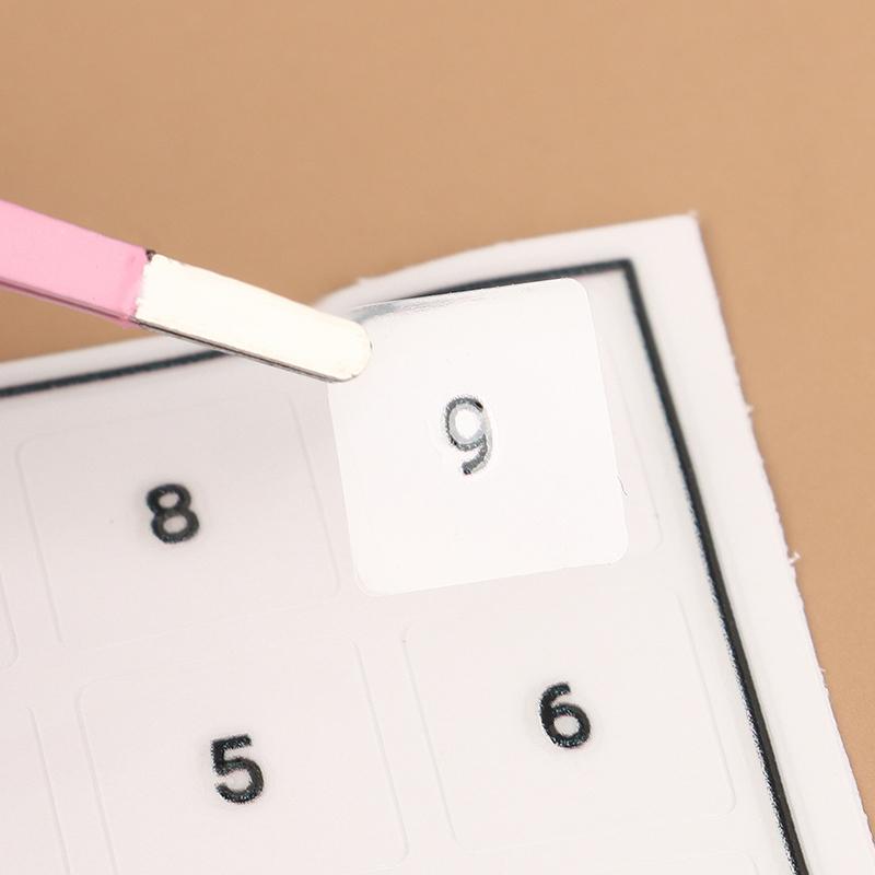 English Alphabet Language Tear-Off Film Keyboard Sticker Desktop Laptop Key Sticker Single Film Universal Side Engraving Sticker