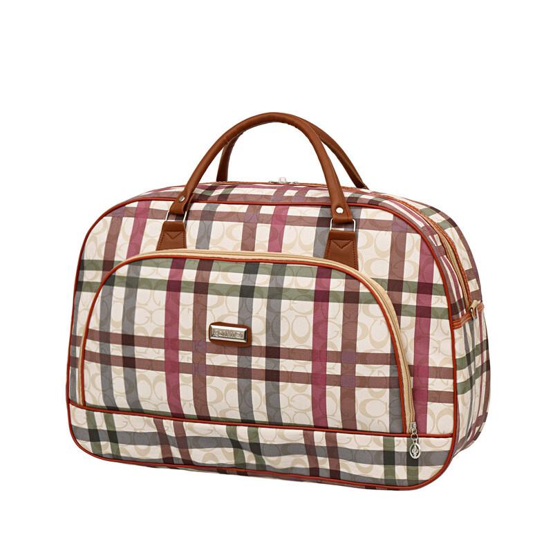 OEING PU Leather Travel Luggage Bag