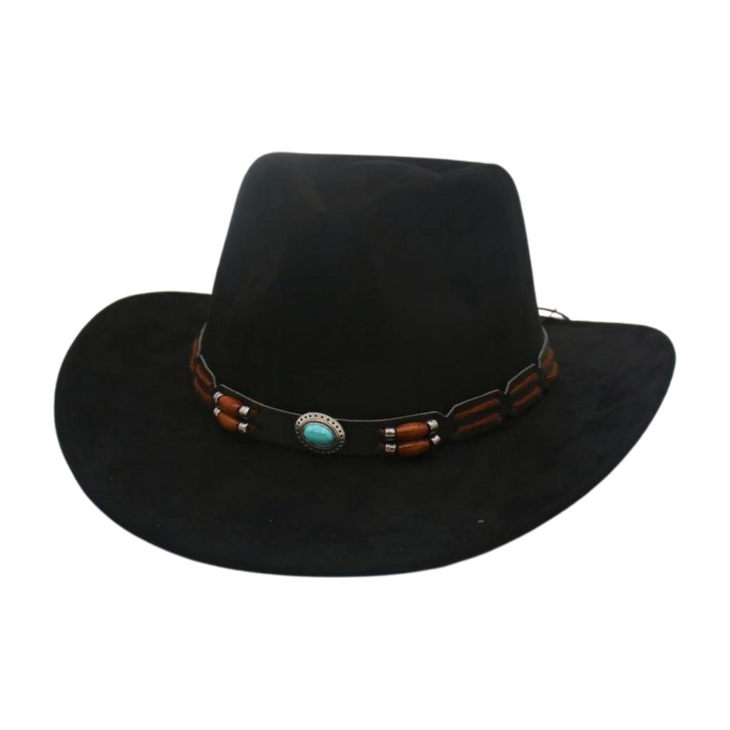 Top Hat Girls Resort Ethnic Style Knight Cowboy British Hat Elegant Summer Shade Travel Hat French Jazz Hat