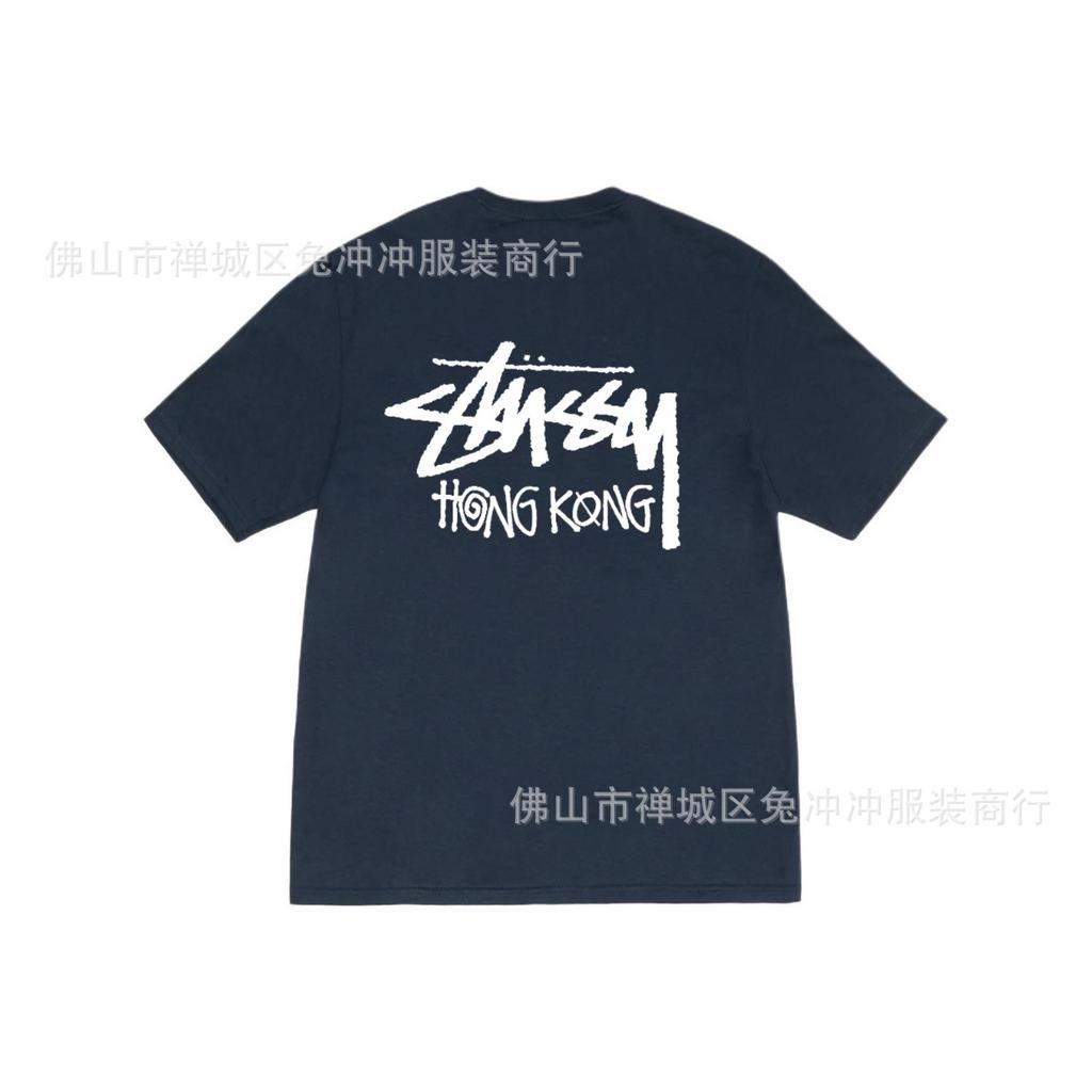 2025 new STU three standards complete spring and summer new tide brand classic cruise printed letters men and women with the same short sleeves