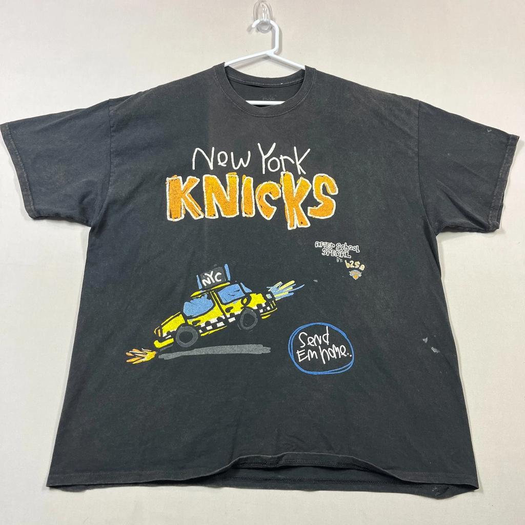 T-shirt Oversize in Cotone New York Knicks Speciale del Doposcuola Uomo XL