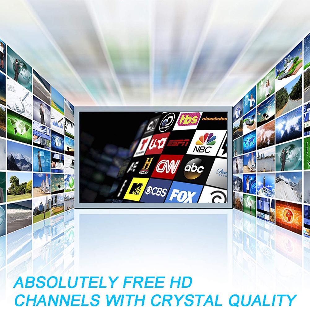 Indoor 1500 Miles Digital Antenna HDTV Aerial Signal Amplified HDTV Antenna 4K TV Aerial