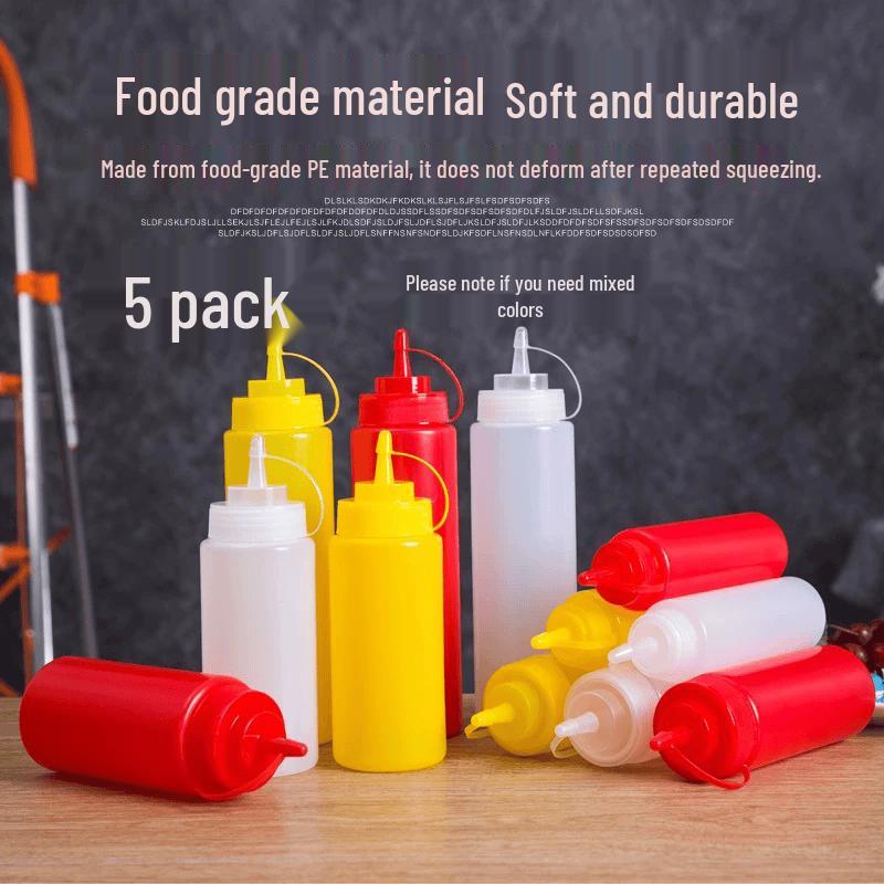 Plastic Squeeze Sauce Bottles