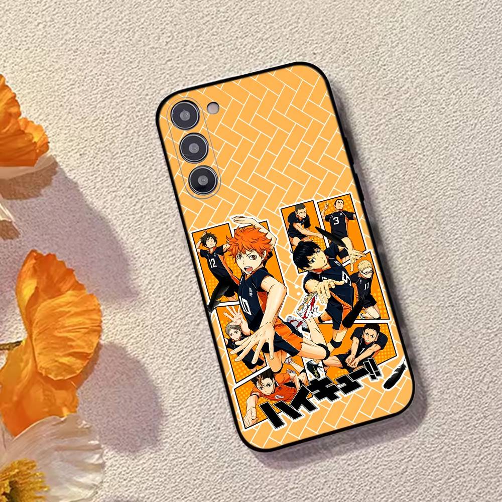 Anime H-HaiKyuu cool Phone Case Black Silicone Soft For Samsung Galaxy A73,A72,A71,A70,A53,A52,A51