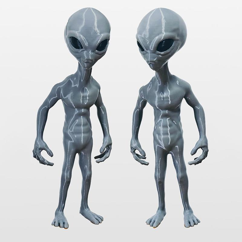 3D Alien Model Great Halloween Or Sci-Fi Gift Unique Creative Collectibles Anime Models Home Decor Tabletop Ornaments Gifts