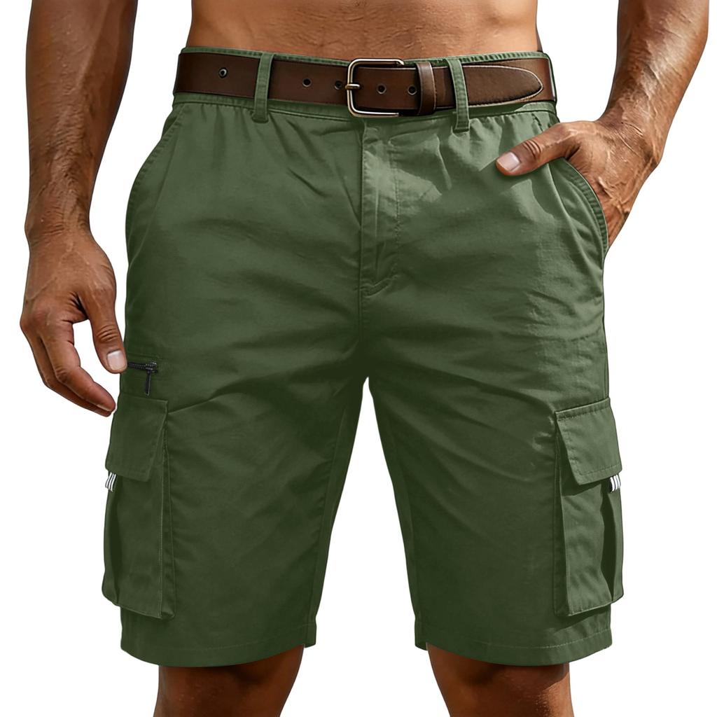 Men’s Relaxed Fit Cargo Shorts with Multiple Pockets Summer Lightweight Shorts for Outdoor Activities