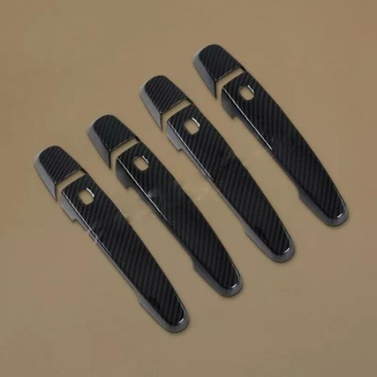 For Chevrolet Blazer - Carbon Fiber Door Handle Cover Trims Accessories