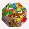 1pc Toy Story Characters Automatic Folding Umbrella: Compact 8 Bone Design Cartoon Outdoor Travel Companion, Business Umbrella, Christmas Va