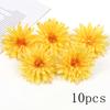 Orange Artificial Flowers Heads Silk Fake Flowers for Home Decor Party Marriage Wedding Decoration DIY Wreath Gifts Accessories