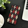 Burgundy White Stripe  Phone Case For Samsung S26,S25,S24,S23,S22,S30,S21,Ultra,Plus,FE 5G Black Soft Cover