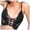 Camisole sexy à bretelles et col en V profond pour femme