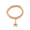 Korean version of multi-element Eiffel Tower pearl retro bracelet, coin six-piece jewelry multi-layer elastic bracelet