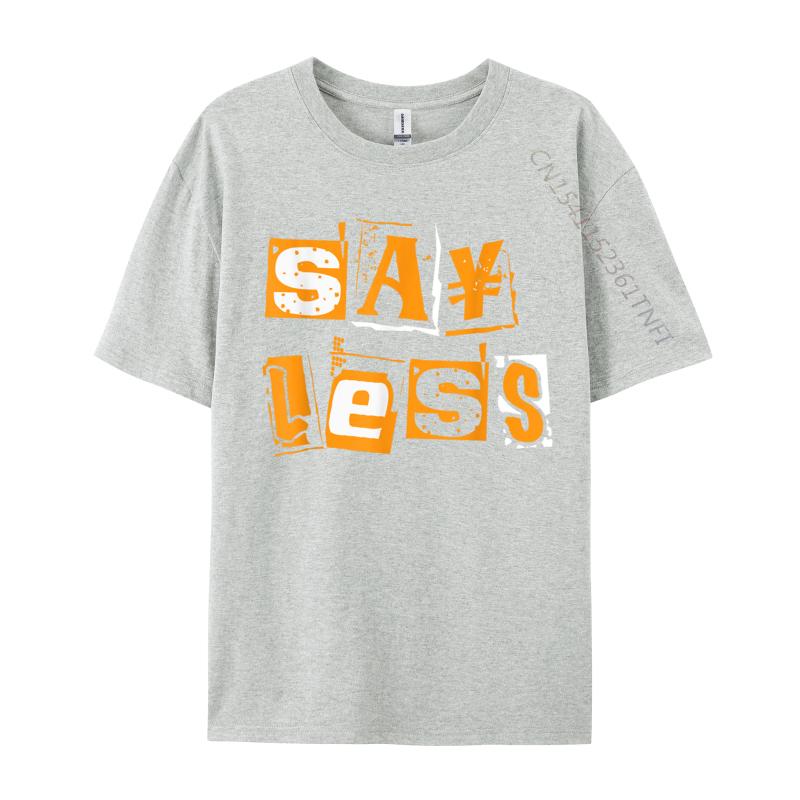 Oranžová Méně Mluvte Oranžová Barva Vtipné Prémiová Bavlna Camisa Top Tričko Harajuku Tričko Pro Muže Dominující