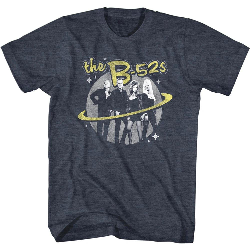 The B-52 s Group Photo Planet Claire Men s T Shirt New Wave Music Merch 2XL