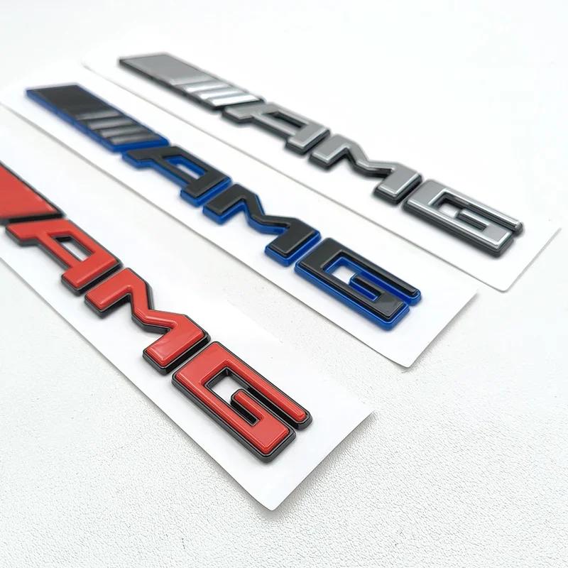 Samolepka na auto Nové 3D ABS Logo Znak AMG Písmena Odznak na kufr auta Pro Mercedes Benz A B C E S GLA GLB GLC GLE GLS Vito G Třída AMG