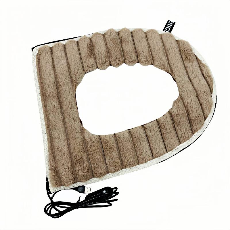 

Подогреваемый USB чехол для унитаза универсальный мягкий коврик для унитаза бытовой моющийся коврик для унитаза чехлы для подушек для ванной аксессуары хаки