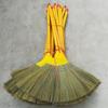 Old-Fashioned Thickened Straw Broom with Dustpan for Outdoor Courtyard