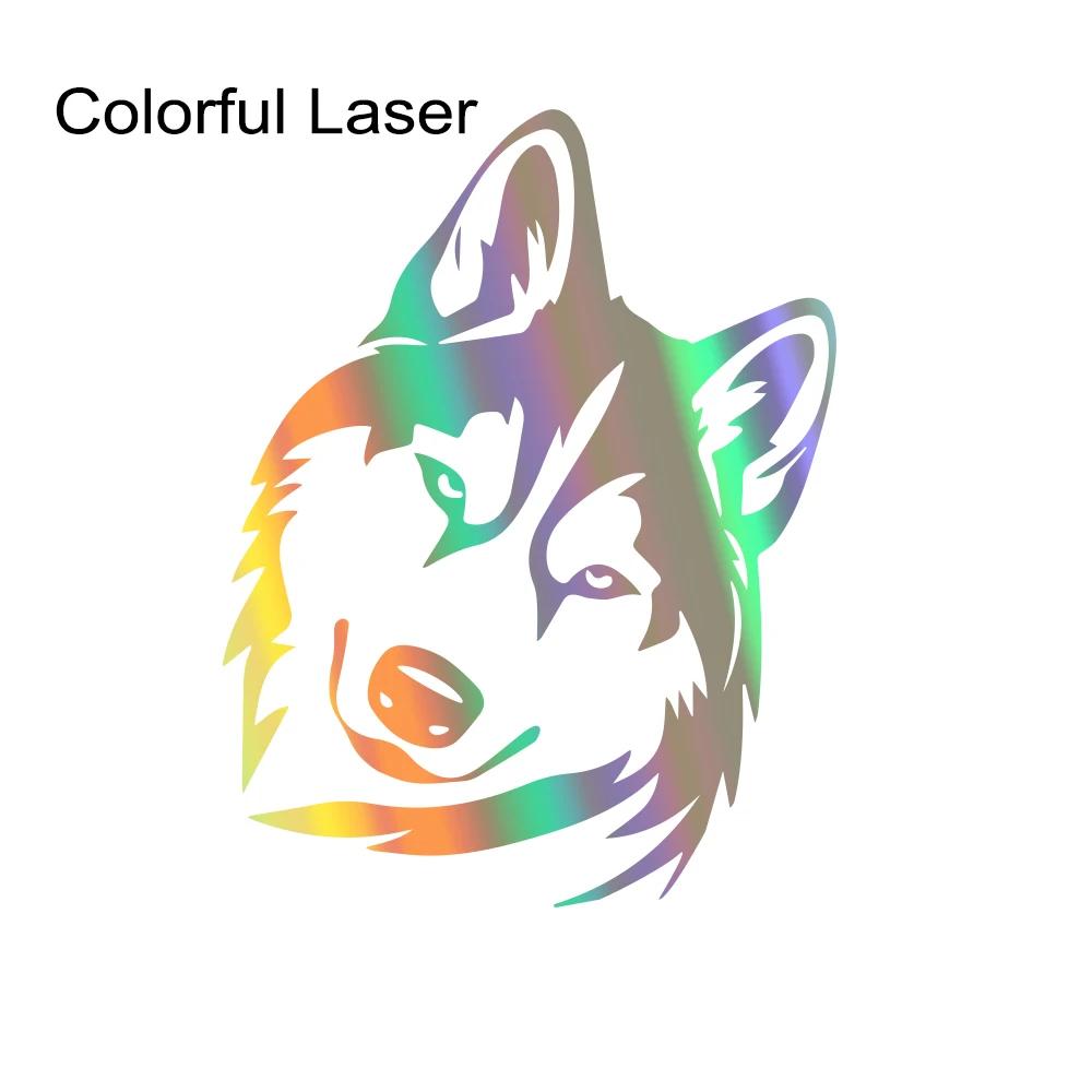 Husky Hunde Aufkleber Auto Fenster Wildnis Wolf Aufkleber Haustier Hund Grafiken LKW Laptop Wohnmobil Stoßstange Vinyl Aufkleber Dekor Zubehör