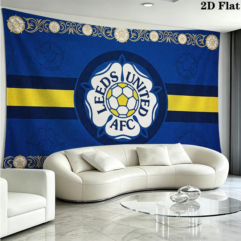 Стена Leeds United Настенный Гобелен Эстетичное Настенное Украшение Печатная Ткань Одеяло Декоративные Гобелены для Спальни Гостиной Домашний Декор