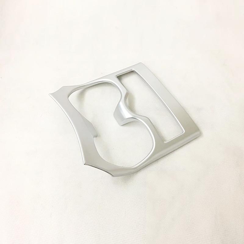 Abs fosco para nissan x-trail t32 rogue 2014-2018 acessórios do carro interior frente copo de água quadro capa guarnição adesivo do carro