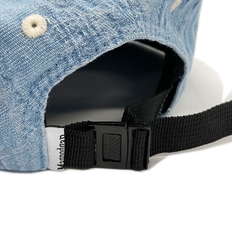 MAGOODGAN Headwear 9307 Jacquard Light Indigo Denim Camp Cap